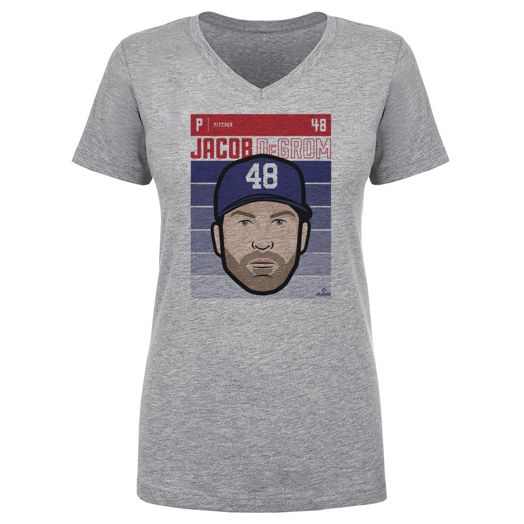 Jacob deGrom Women's V-Neck T-Shirt | 500 LEVEL