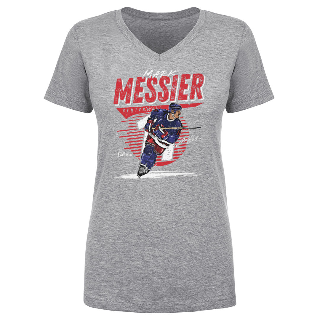 Mark Messier Women's V-Neck T-Shirt | 500 LEVEL