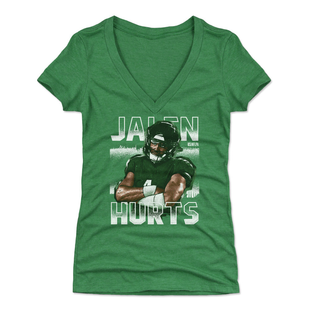 Jalen Hurts Women's V-Neck T-Shirt | 500 LEVEL