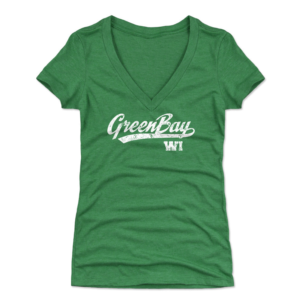 Green Bay Women's V-Neck T-Shirt | 500 LEVEL