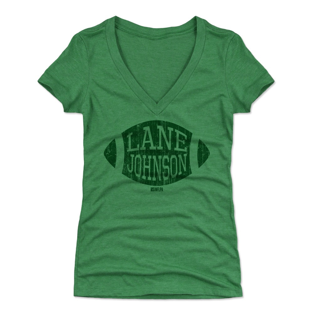 Lane Johnson Women's V-Neck T-Shirt | 500 LEVEL
