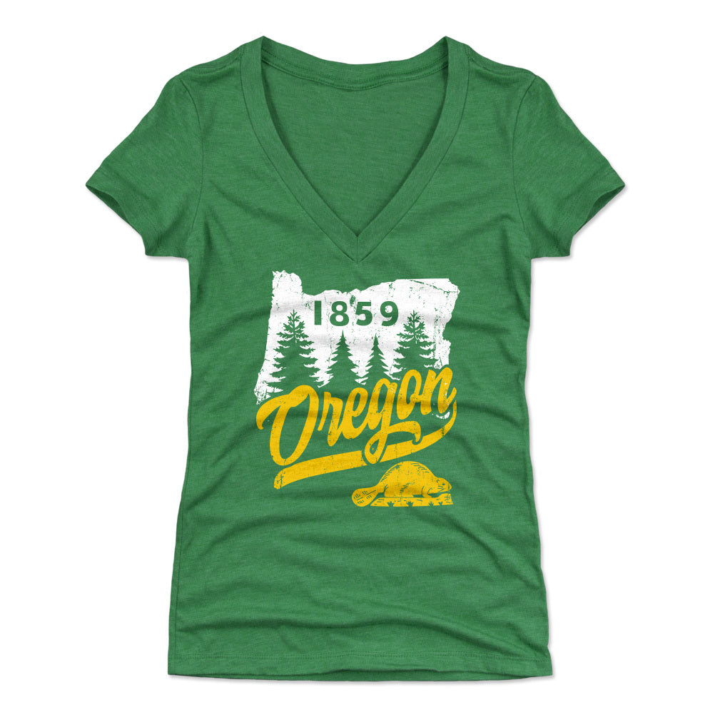 Oregon Women's V-Neck T-Shirt | 500 LEVEL