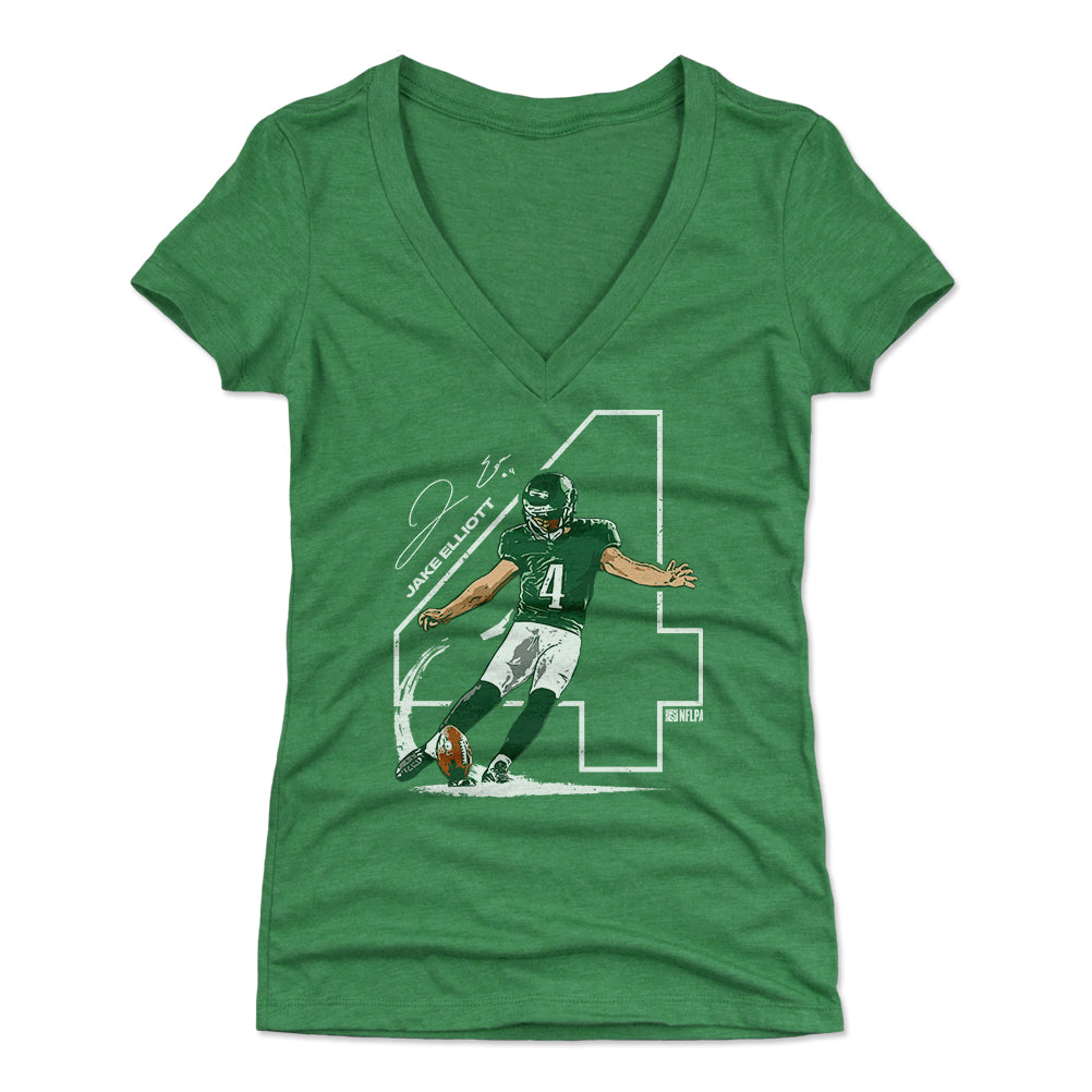 Jake Elliott Women's V-Neck T-Shirt | 500 LEVEL