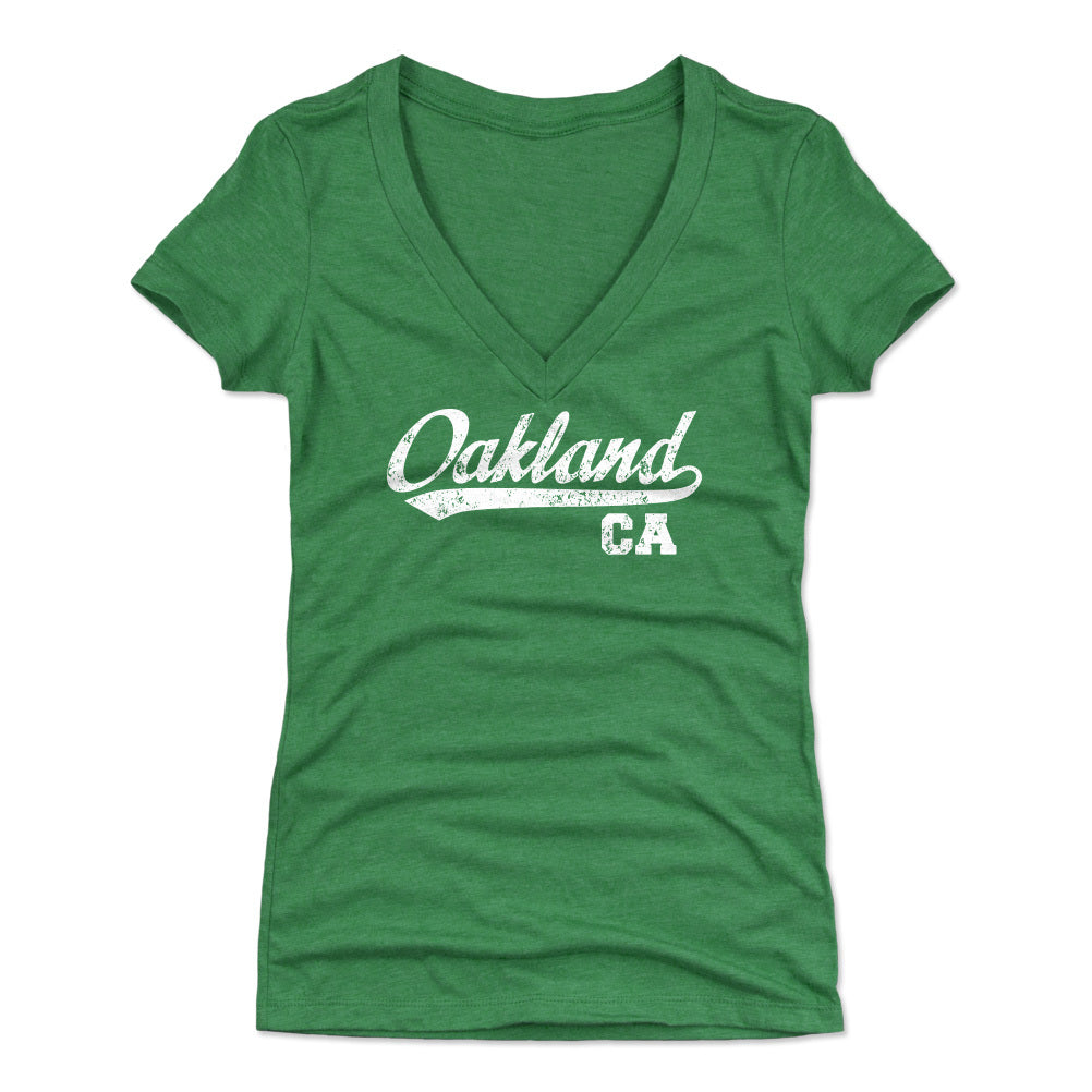 Oakland Women's V-Neck T-Shirt | 500 LEVEL