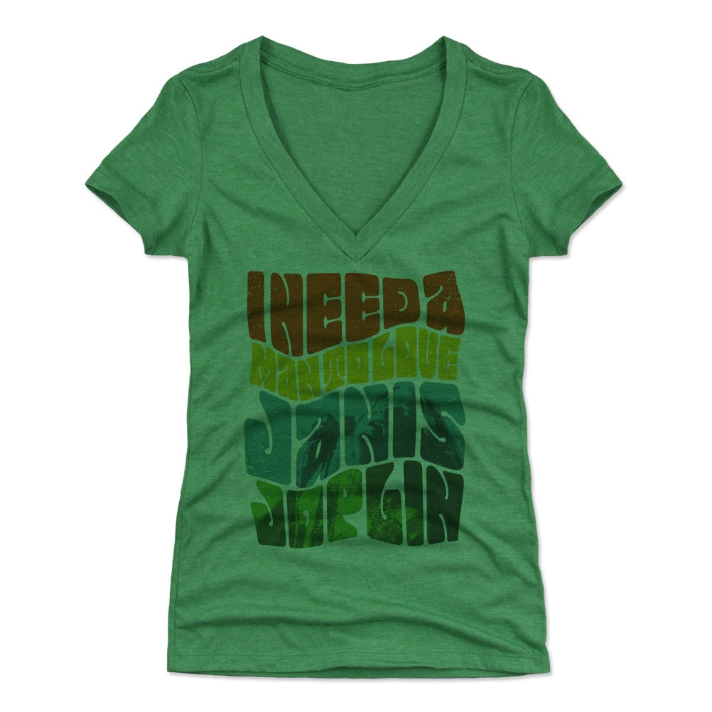 Janis Joplin Women's V-Neck T-Shirt | 500 LEVEL