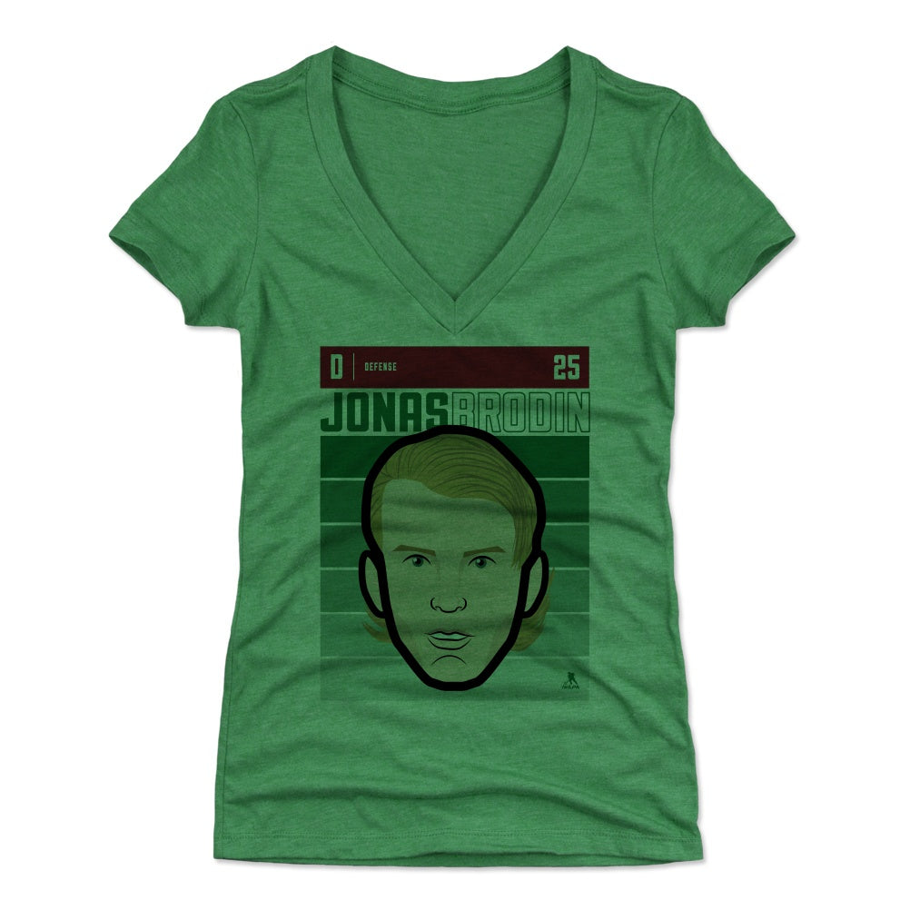 Jonas Brodin Women's V-Neck T-Shirt | 500 LEVEL