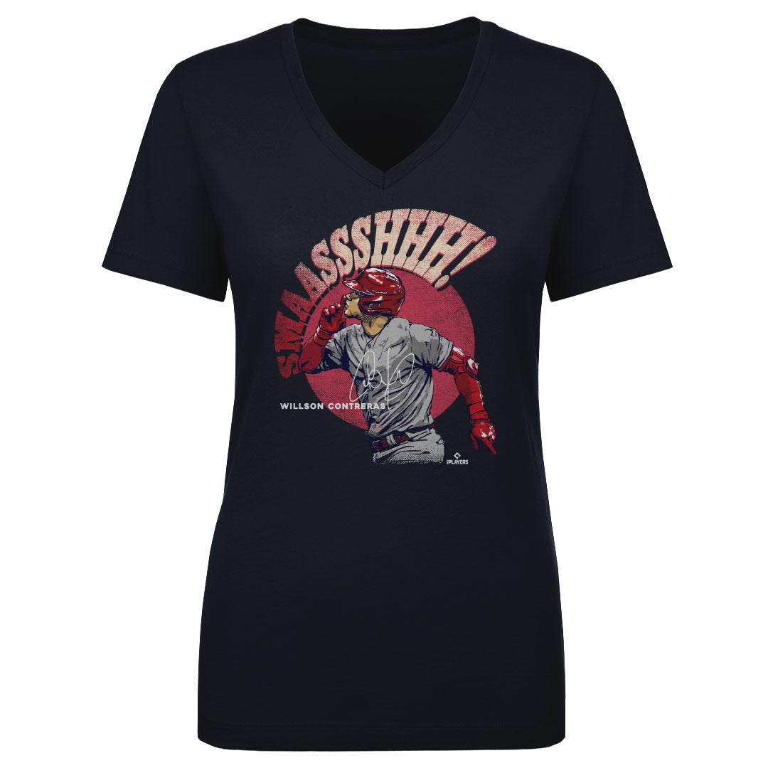 Willson Contreras Women's V-Neck T-Shirt | 500 LEVEL