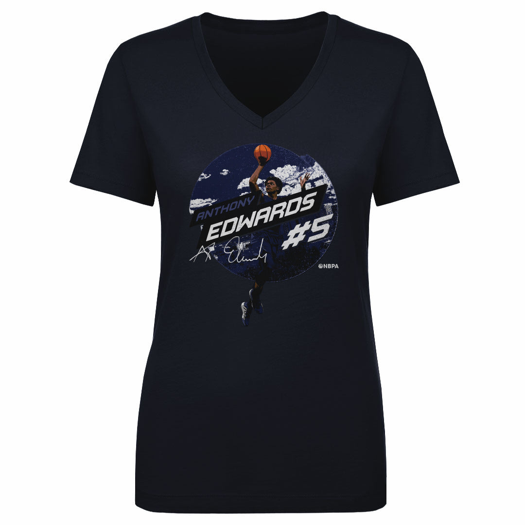 Anthony Edwards Women's V-Neck T-Shirt | 500 LEVEL