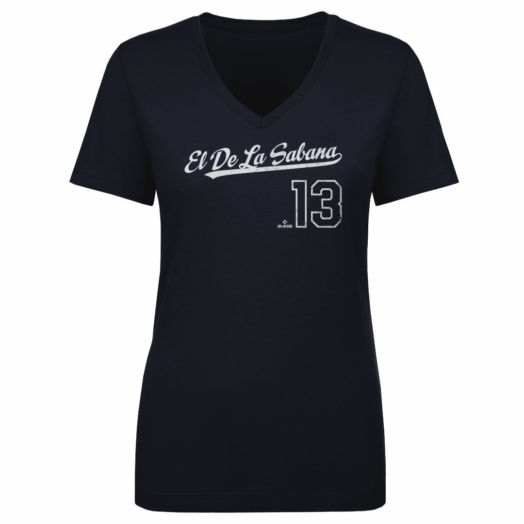 Ronald Acuna Jr. Women's V-Neck T-Shirt | 500 LEVEL