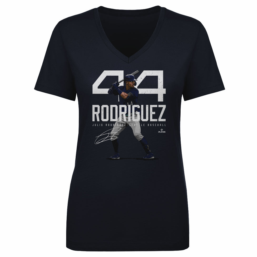 Julio Rodriguez Women's V-Neck T-Shirt | 500 LEVEL