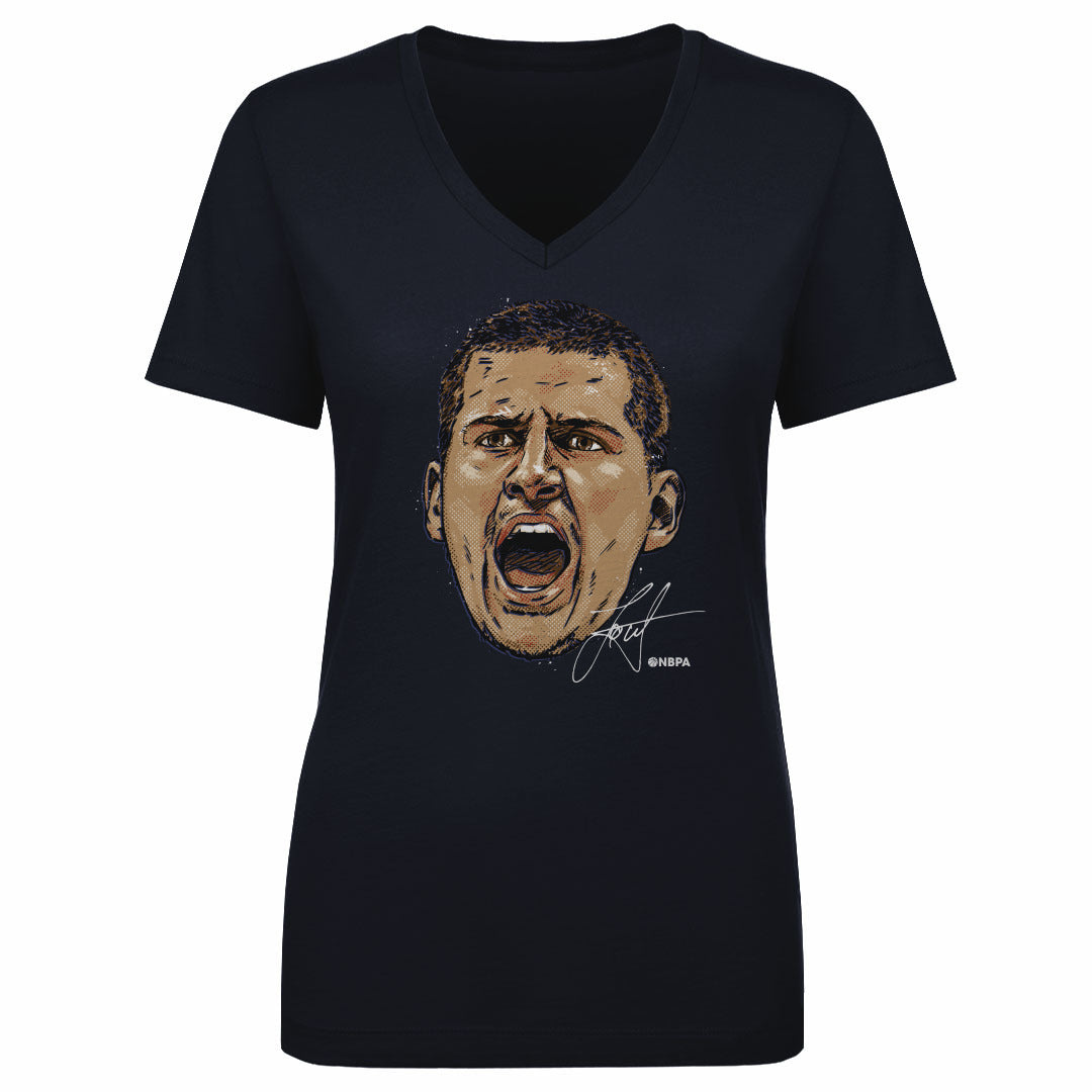 Nikola Jokic Women's V-Neck T-Shirt | 500 LEVEL