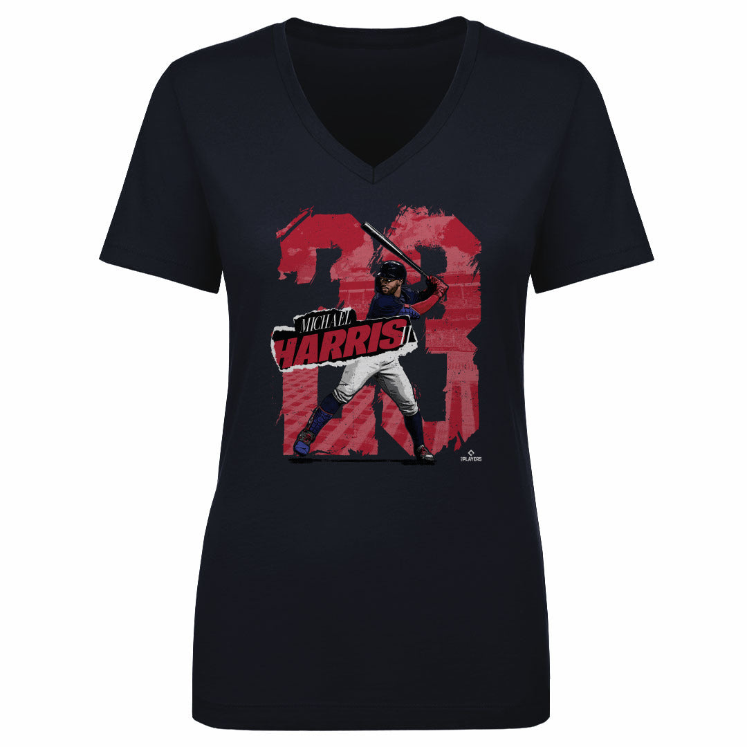 Michael Harris II Women's V-Neck T-Shirt | 500 LEVEL