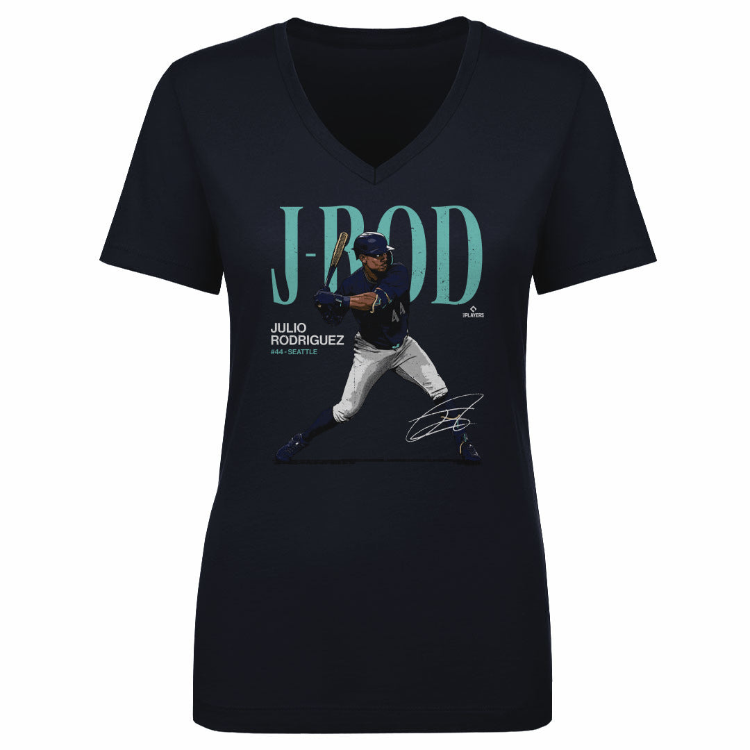 Julio Rodriguez Women's V-Neck T-Shirt | 500 LEVEL