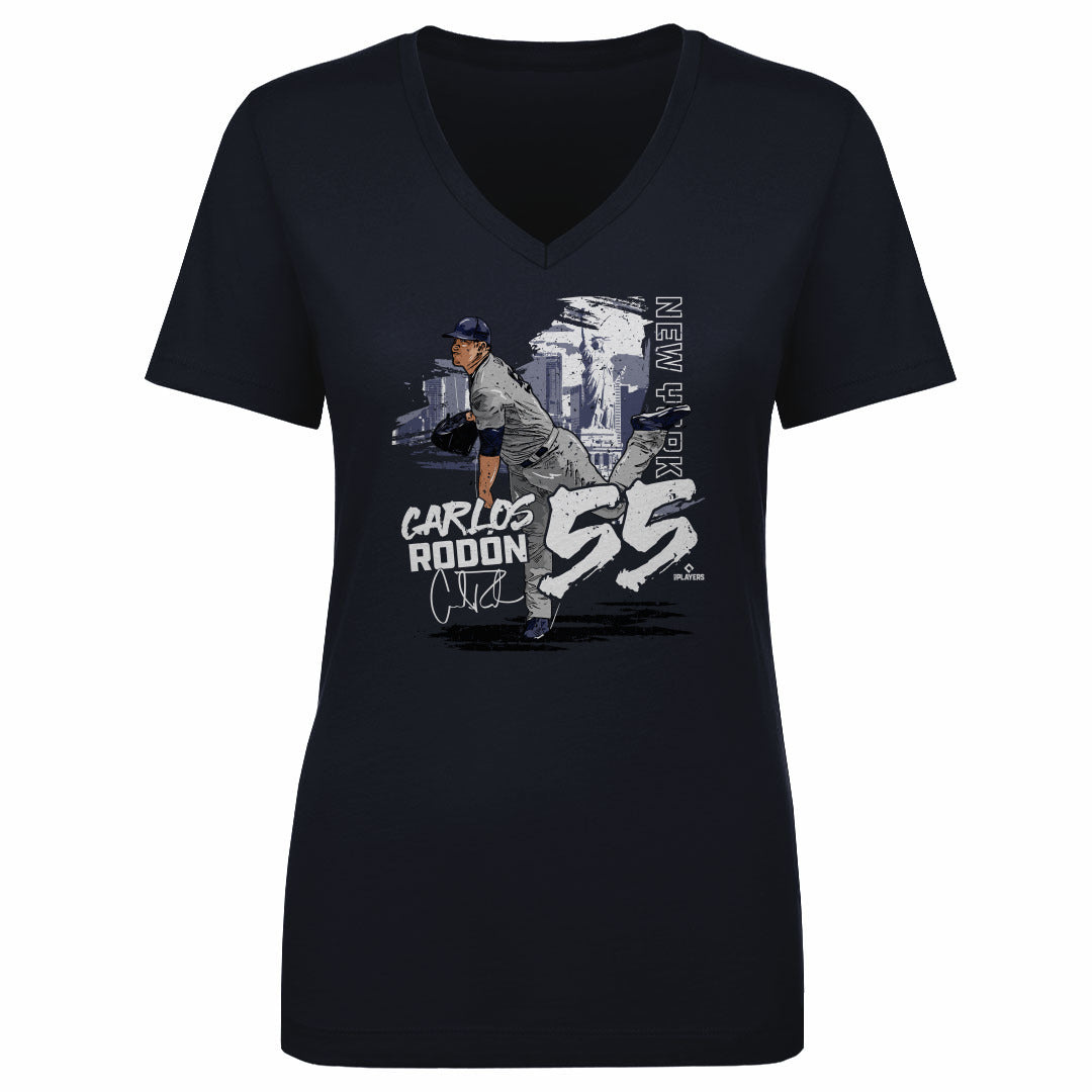 Carlos Rodon Women's V-Neck T-Shirt | 500 LEVEL