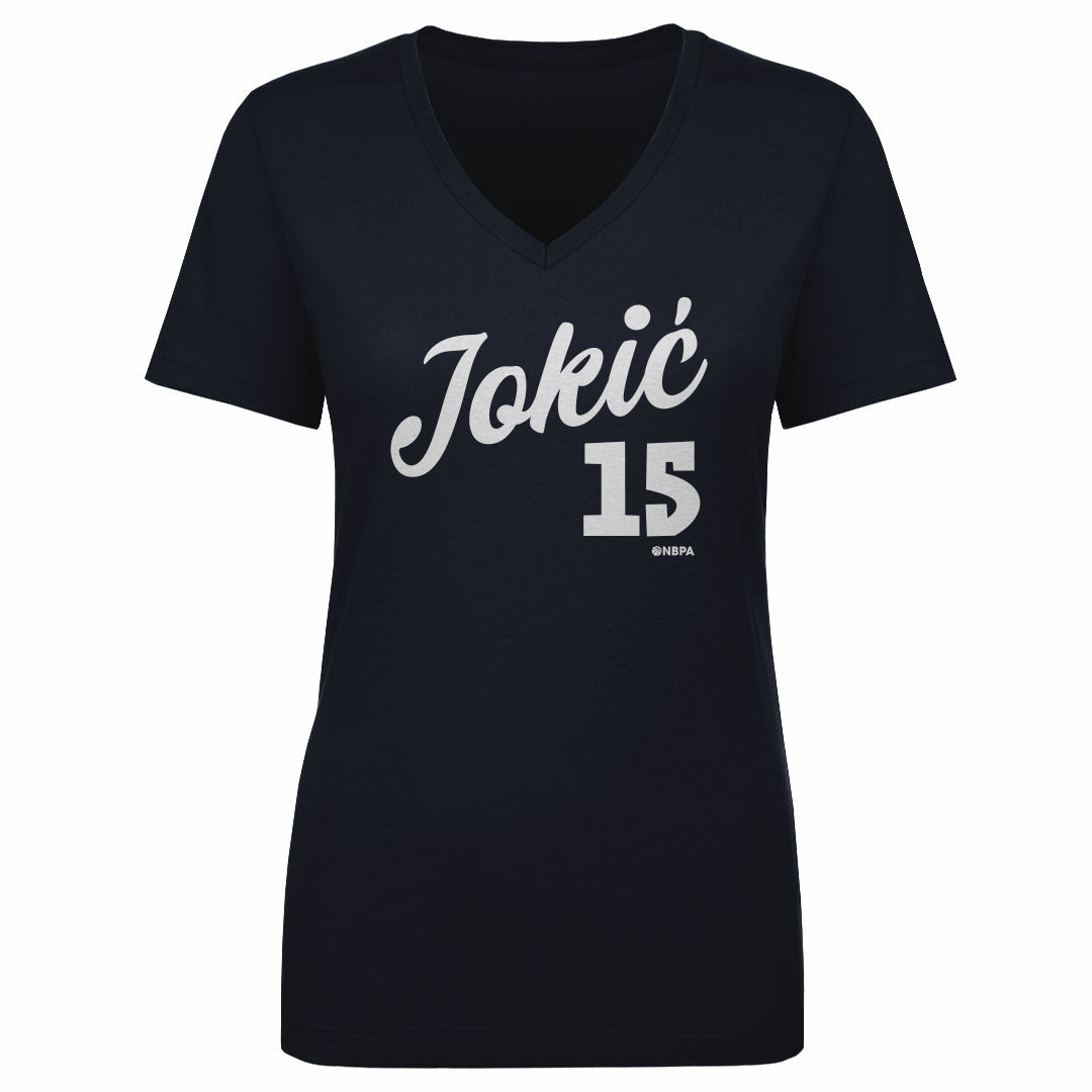 Nikola Jokic Women's V-Neck T-Shirt | 500 LEVEL