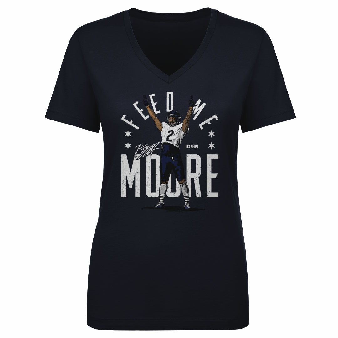 D.J. Moore Women's V-Neck T-Shirt | 500 LEVEL