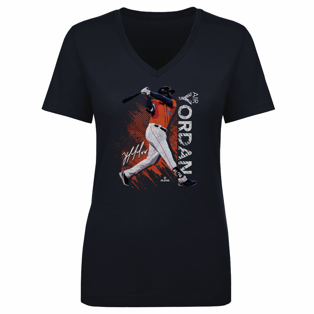 Yordan Alvarez Women's V-Neck T-Shirt | 500 LEVEL