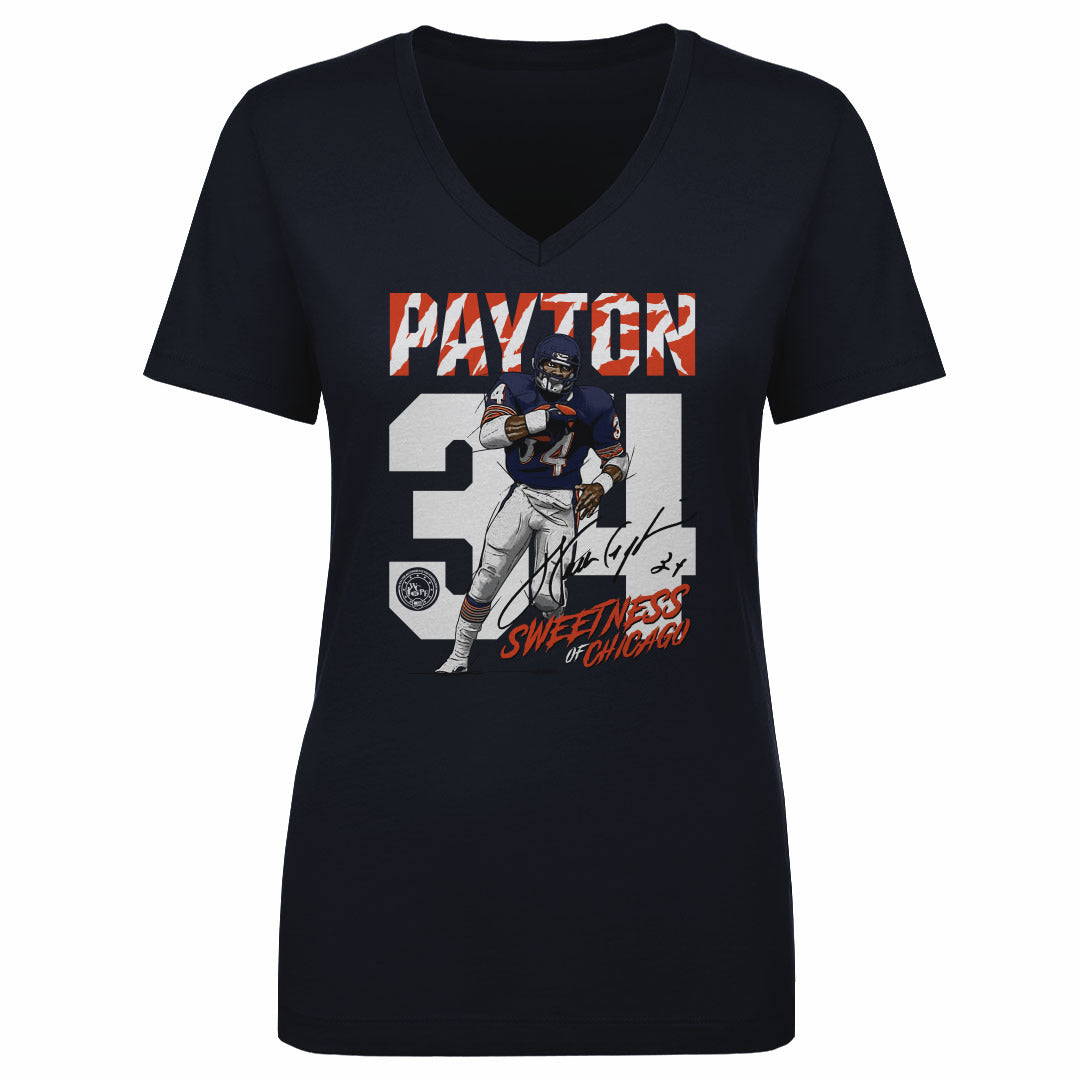 Walter Payton Women's V-Neck T-Shirt | 500 LEVEL