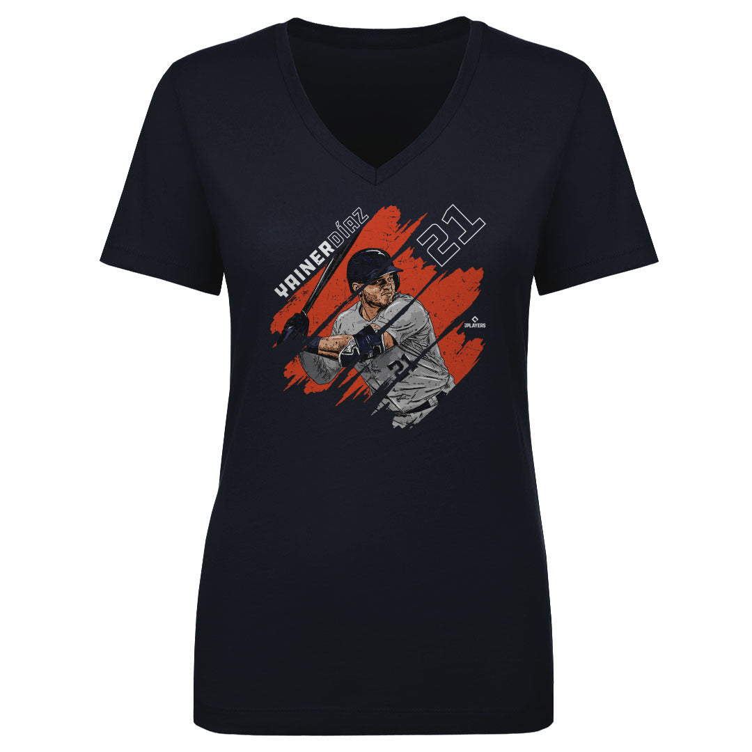 Yainer Diaz Women's V-Neck T-Shirt | 500 LEVEL