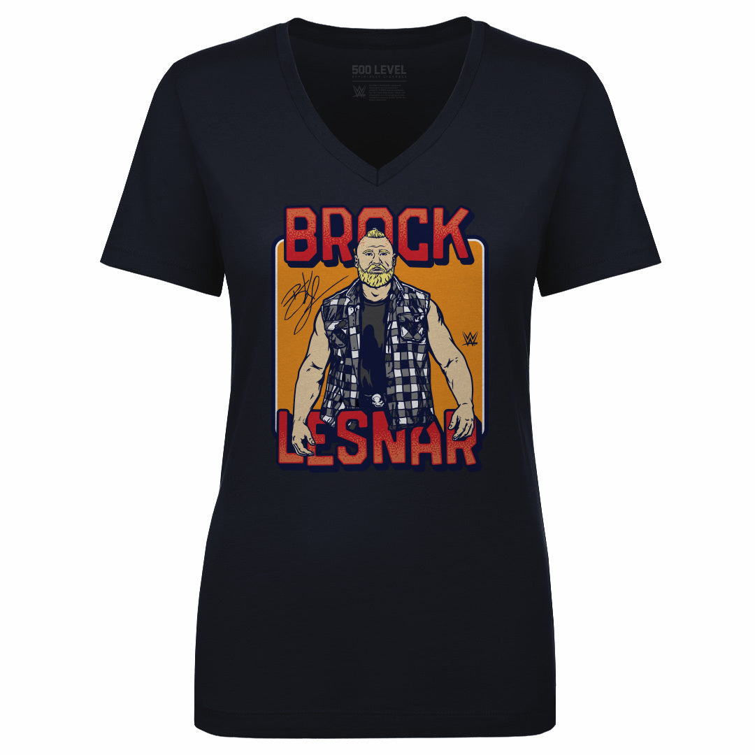 Brock Lesnar Women's V-Neck T-Shirt | 500 LEVEL