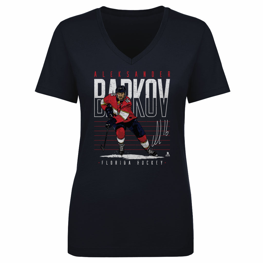 Aleksander Barkov Women's V-Neck T-Shirt | 500 LEVEL