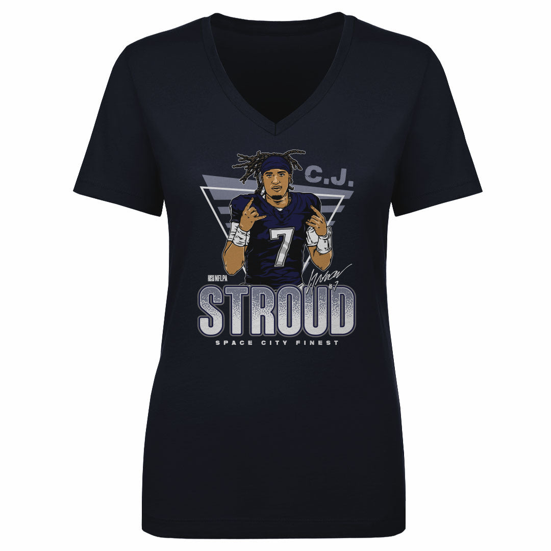 C.J. Stroud Women's V-Neck T-Shirt | 500 LEVEL
