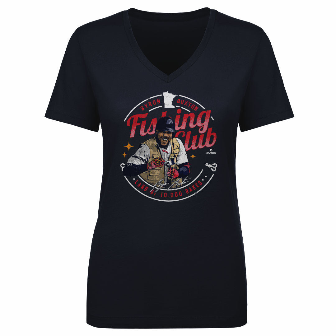 Byron Buxton Women's V-Neck T-Shirt | 500 LEVEL