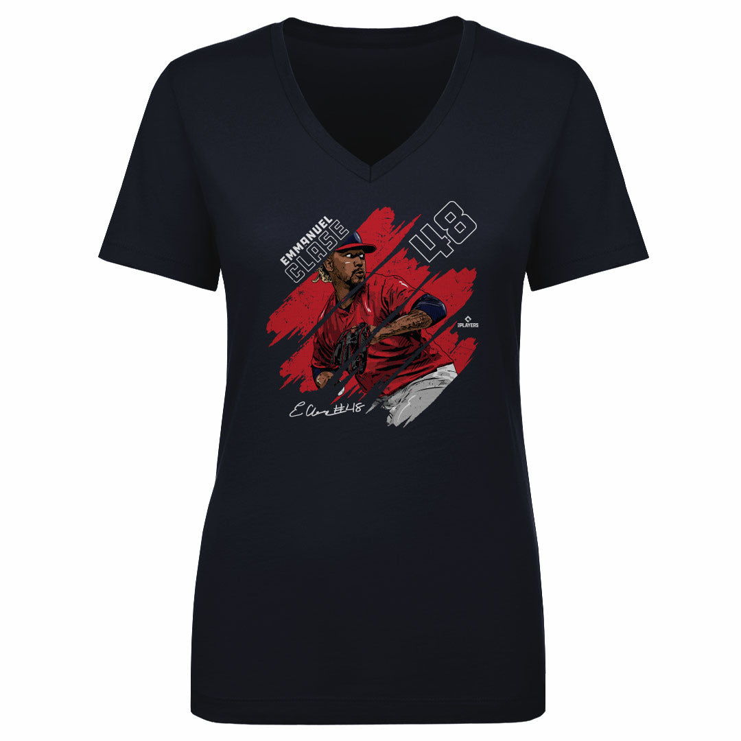 Emmanuel Clase Women's V-Neck T-Shirt | 500 LEVEL