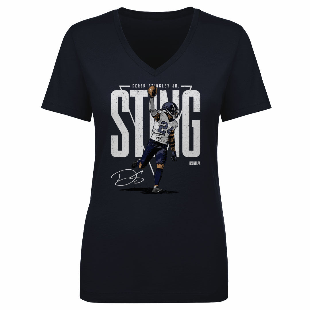Derek Stingley Jr. Women's V-Neck T-Shirt | 500 LEVEL