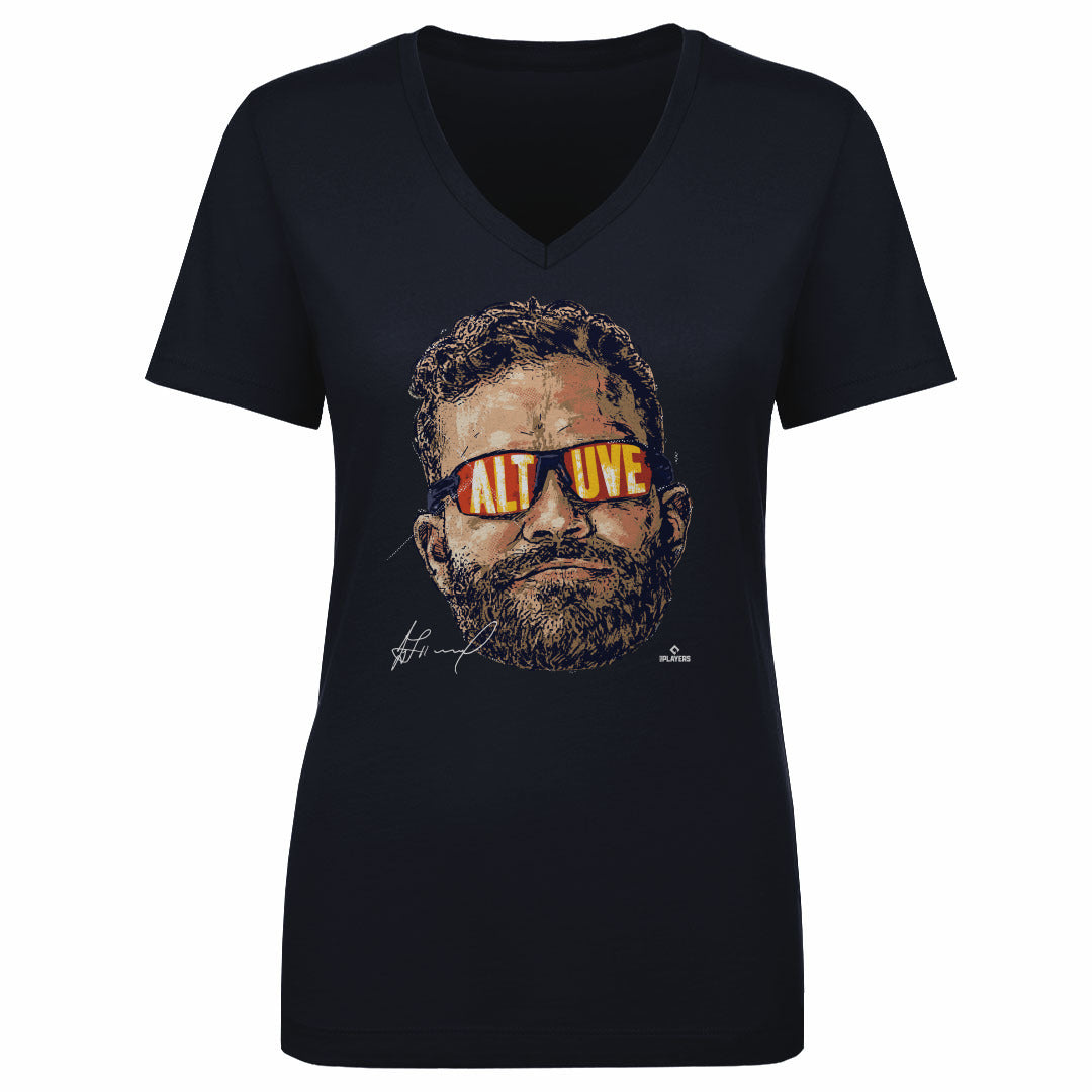 Jose Altuve Women's V-Neck T-Shirt | 500 LEVEL
