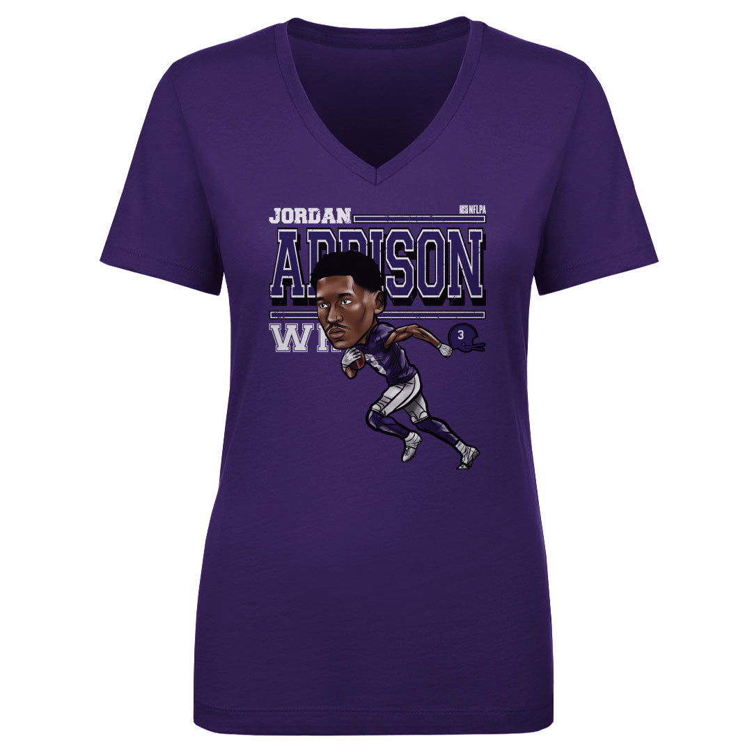 Jordan Addison Women's V-Neck T-Shirt | 500 LEVEL