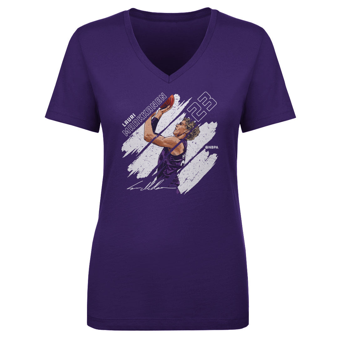 Lauri Markkanen Women's V-Neck T-Shirt | 500 LEVEL