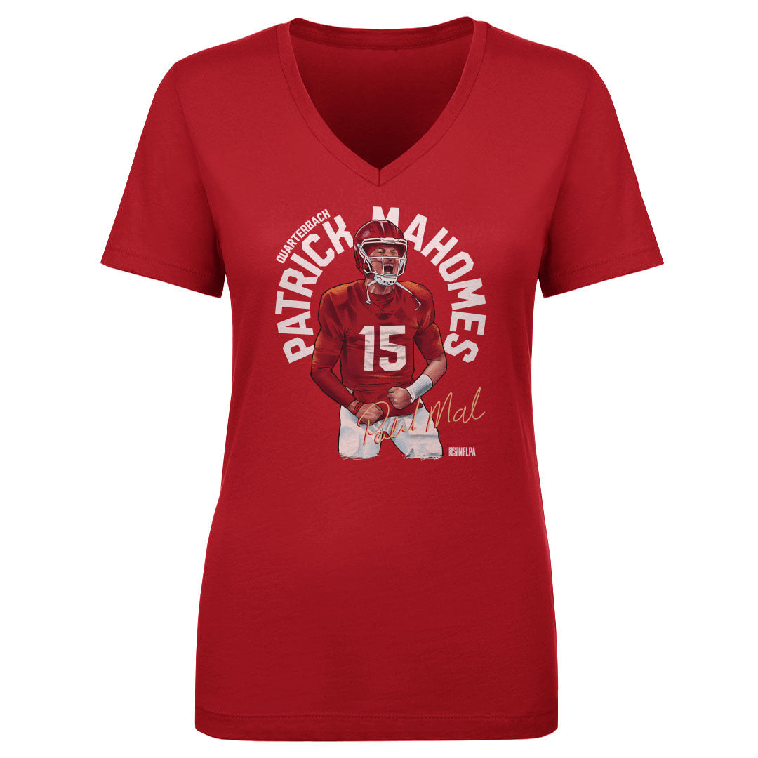 Patrick Mahomes Women's V-Neck T-Shirt | 500 LEVEL