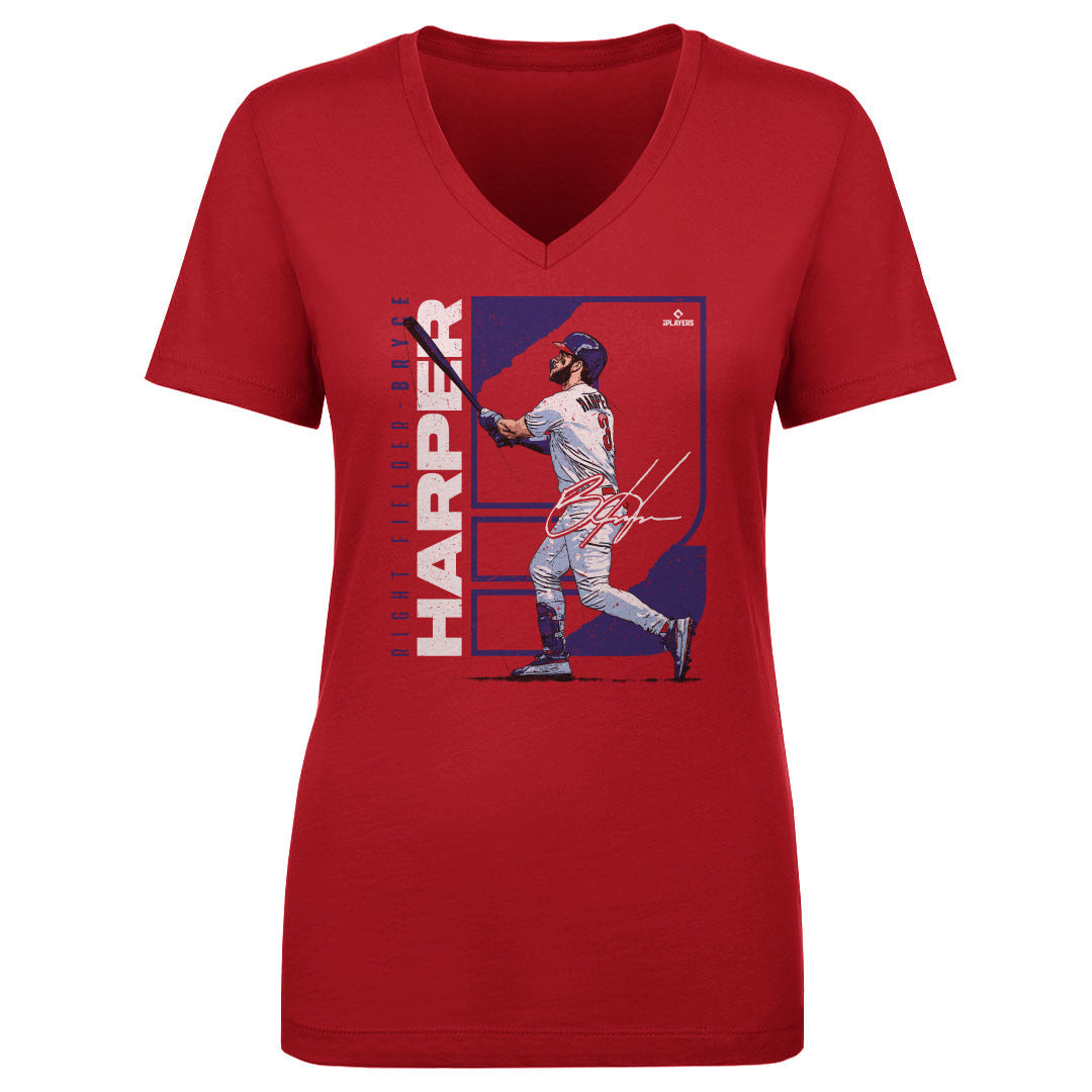 Bryce Harper Women's V-Neck T-Shirt | 500 LEVEL