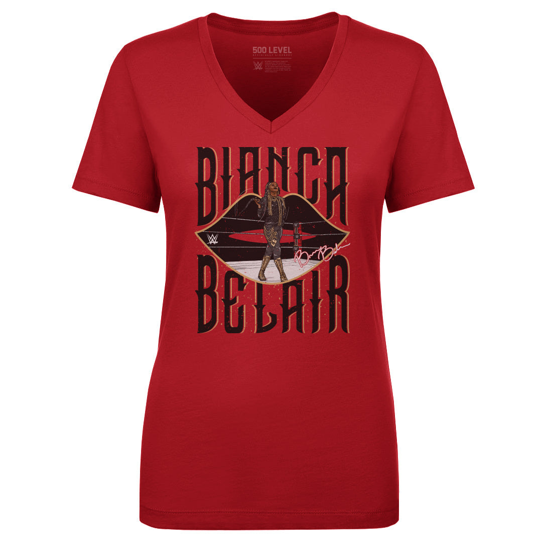 Bianca Belair Women's V-Neck T-Shirt | 500 LEVEL