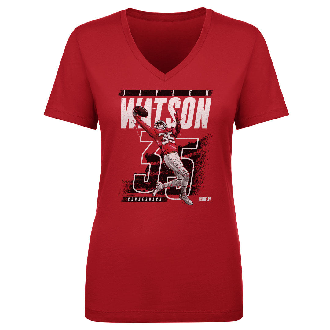 Jaylen Watson Women's V-Neck T-Shirt | 500 LEVEL