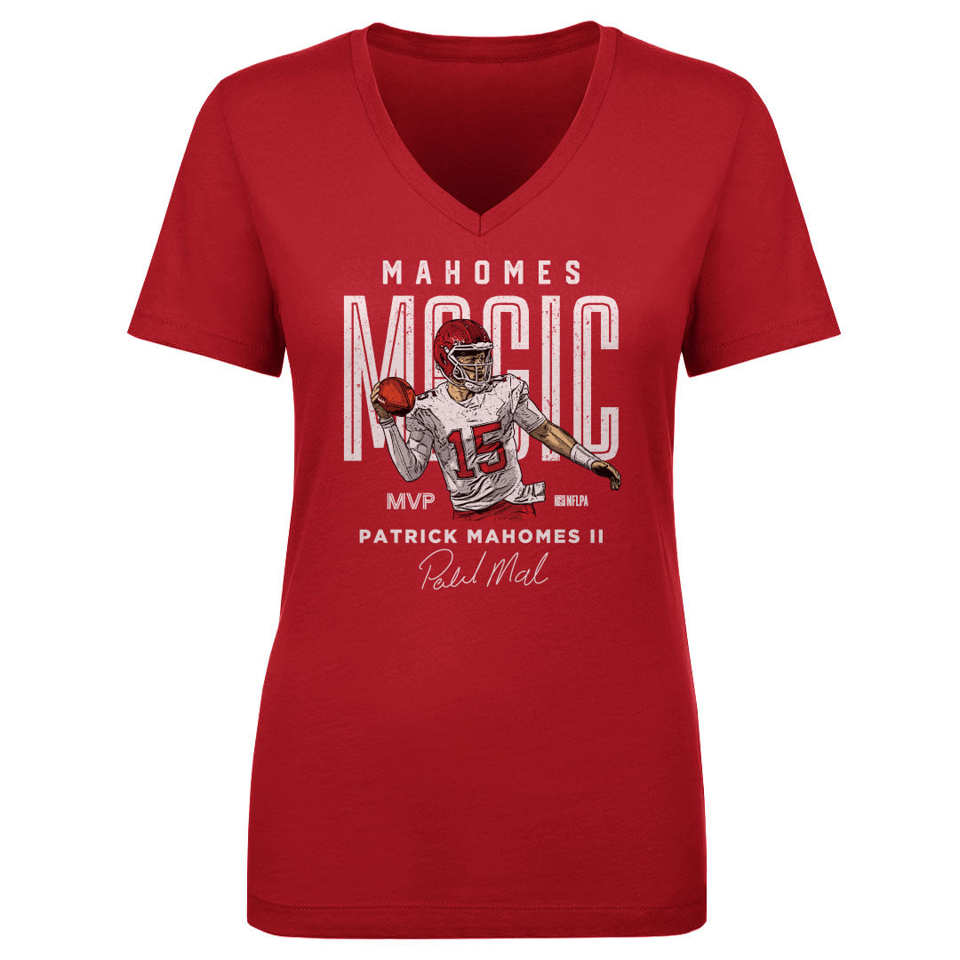Patrick Mahomes Women's V-Neck T-Shirt | 500 LEVEL