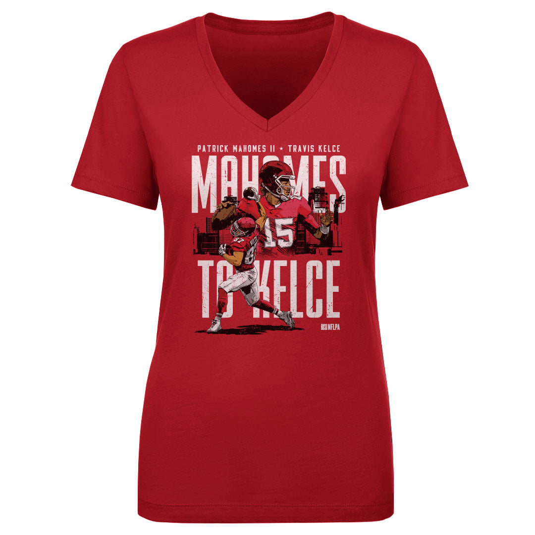 Patrick Mahomes Women's V-Neck T-Shirt | 500 LEVEL
