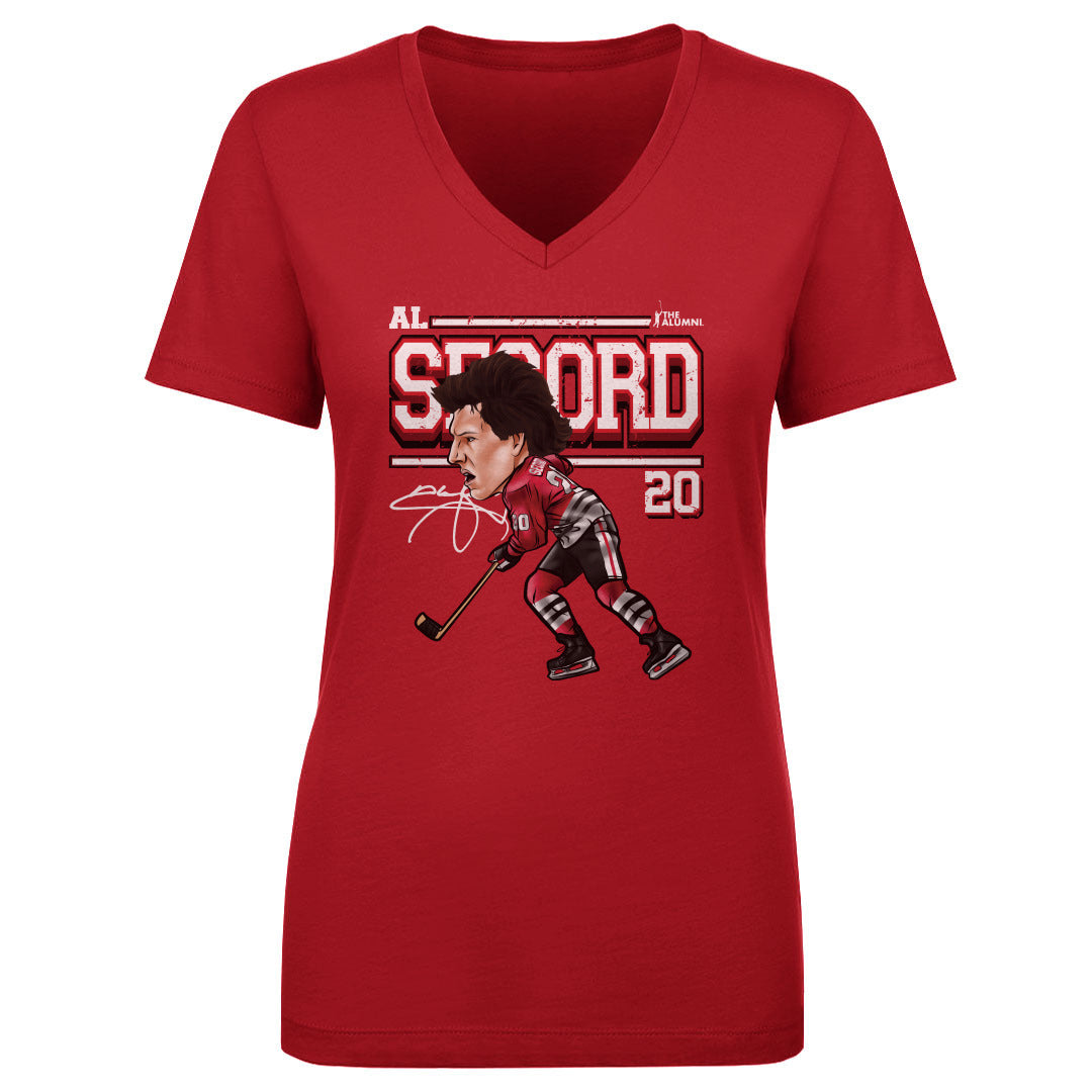 Al Secord Women's V-Neck T-Shirt | 500 LEVEL