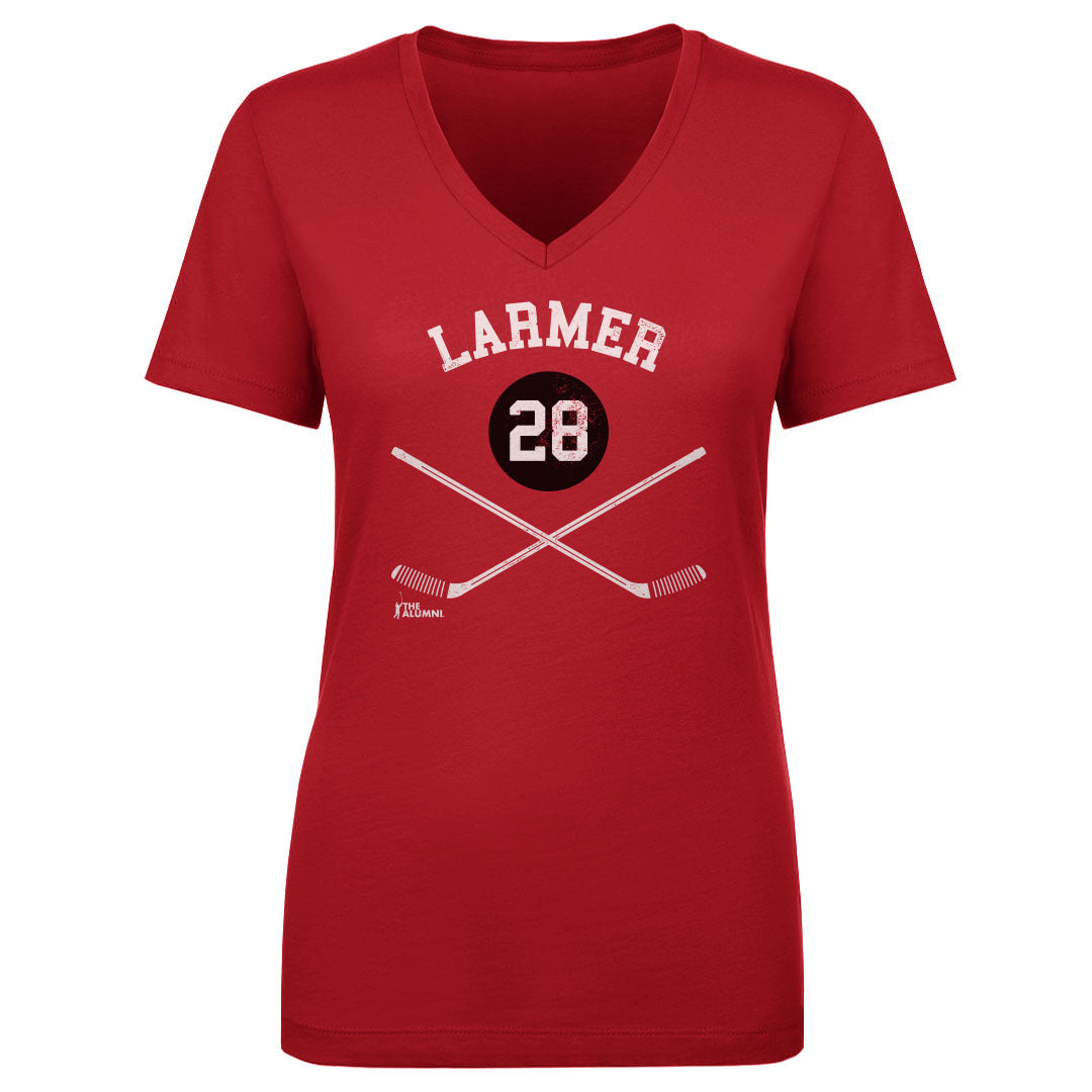 Steve Larmer Women's V-Neck T-Shirt | 500 LEVEL