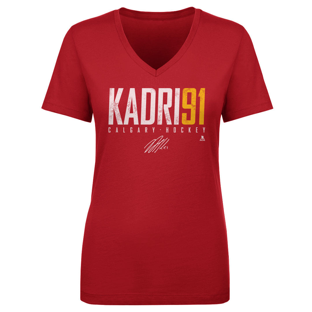 Nazem Kadri Women's V-Neck T-Shirt | 500 LEVEL