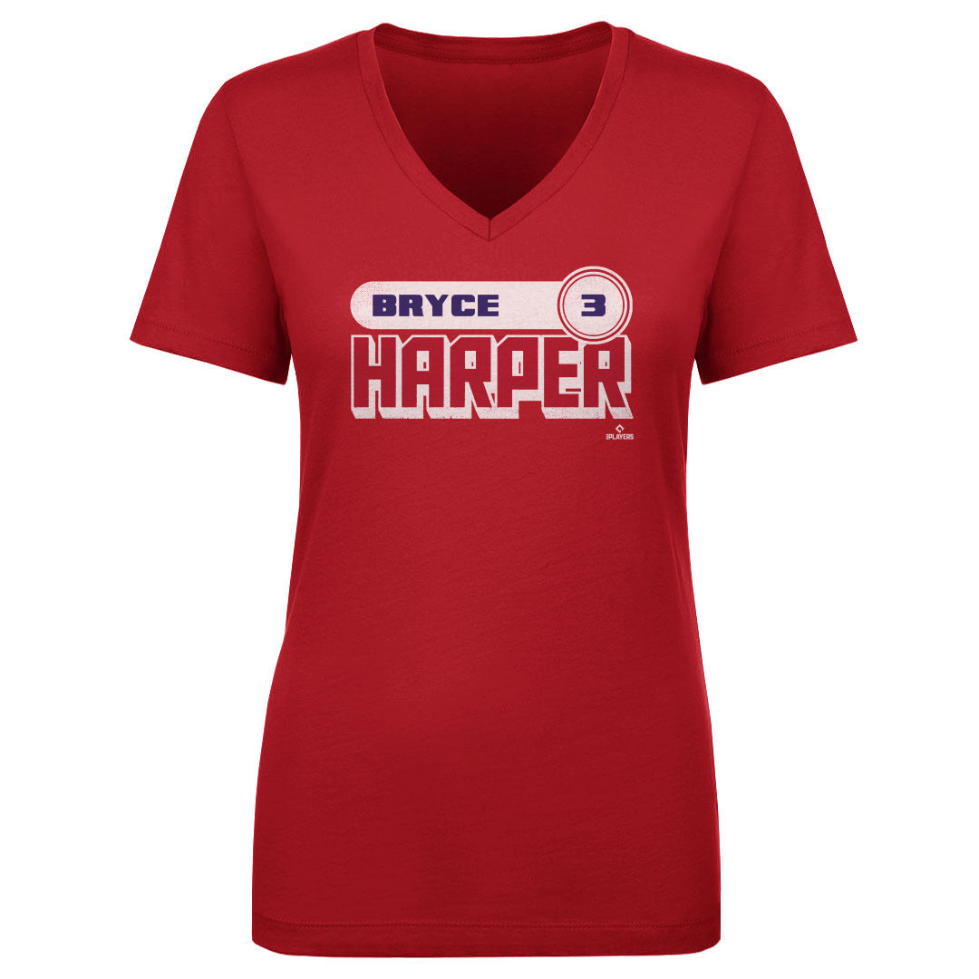 Bryce Harper Women's V-Neck T-Shirt | 500 LEVEL