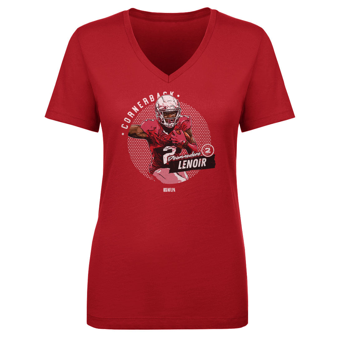 Deommodore Lenoir Women's V-Neck T-Shirt | 500 LEVEL