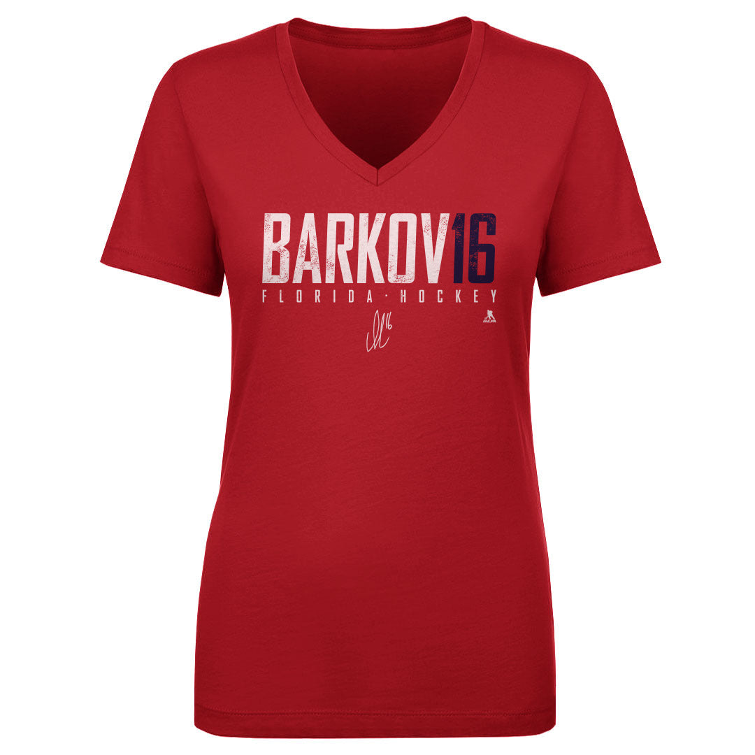 Aleksander Barkov Women's V-Neck T-Shirt | 500 LEVEL