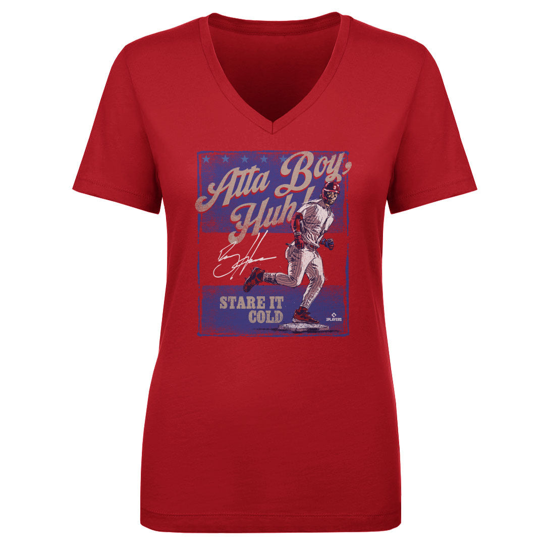 Bryce Harper Women's V-Neck T-Shirt | 500 LEVEL