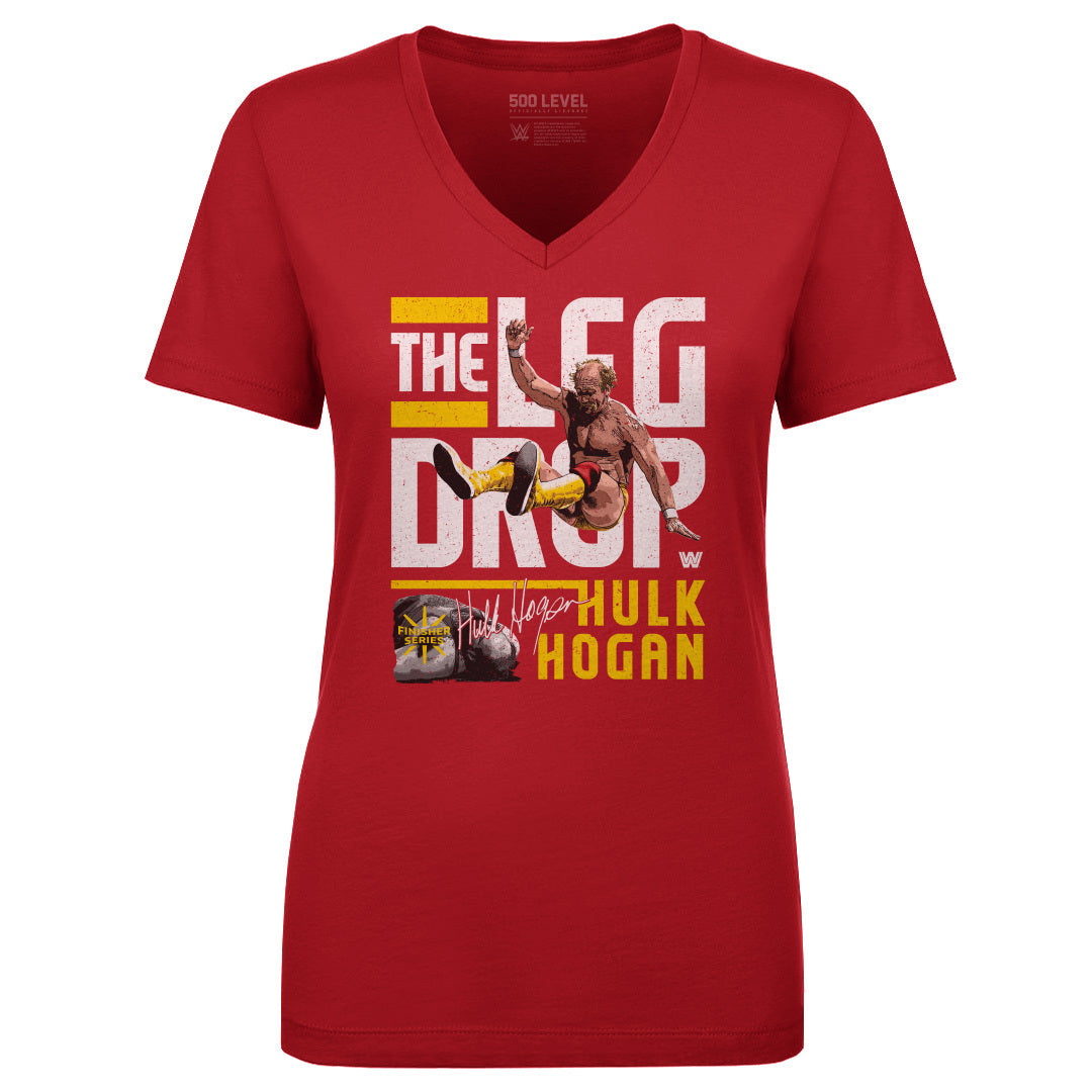 Hulk Hogan Women's V-Neck T-Shirt | 500 LEVEL