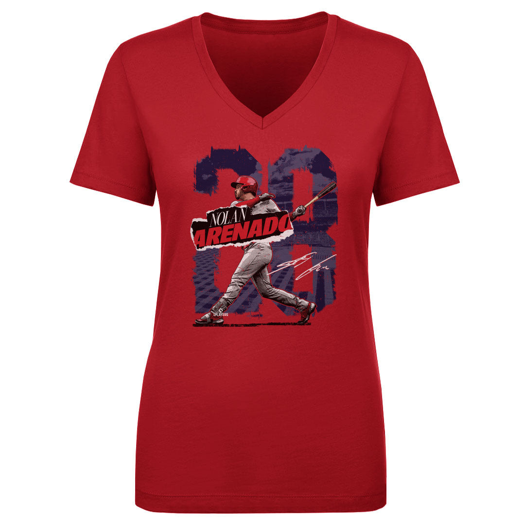 Nolan Arenado Women's V-Neck T-Shirt | 500 LEVEL
