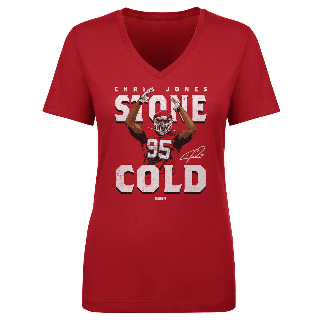 Chris Jones Women's V-Neck T-Shirt | 500 LEVEL