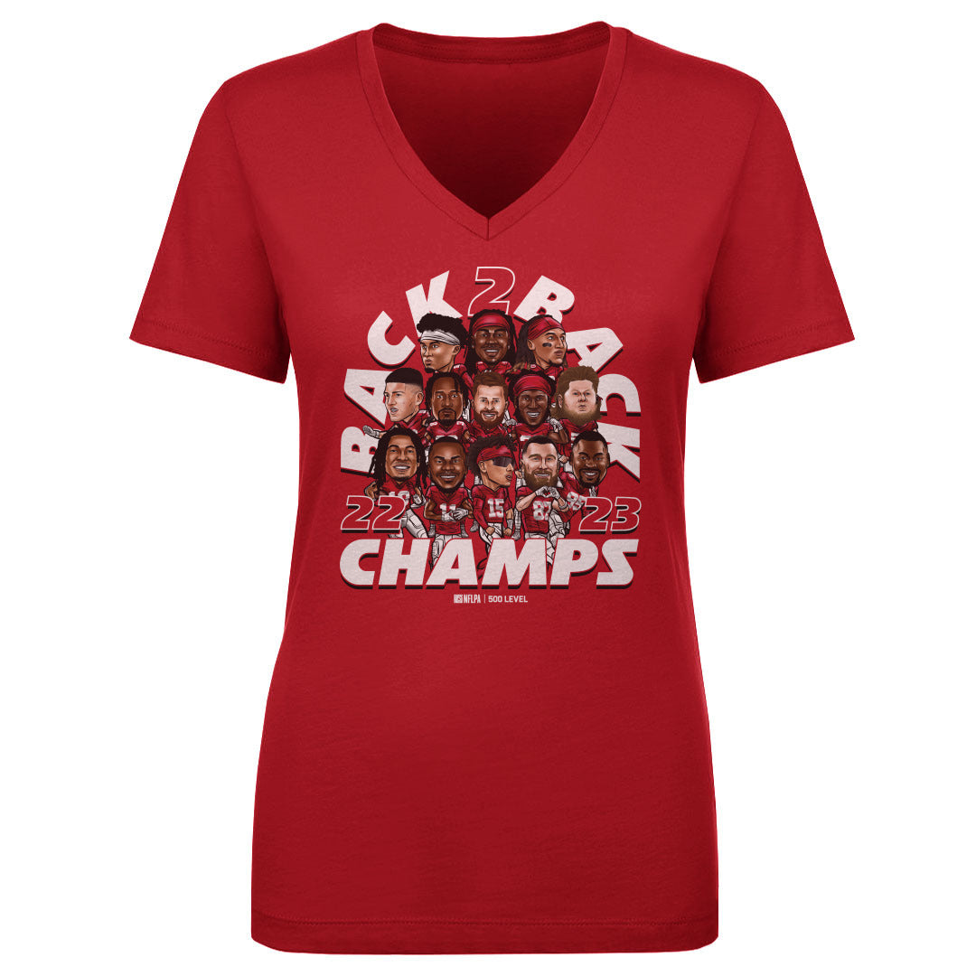 Kansas City Women's V-Neck T-Shirt | 500 LEVEL