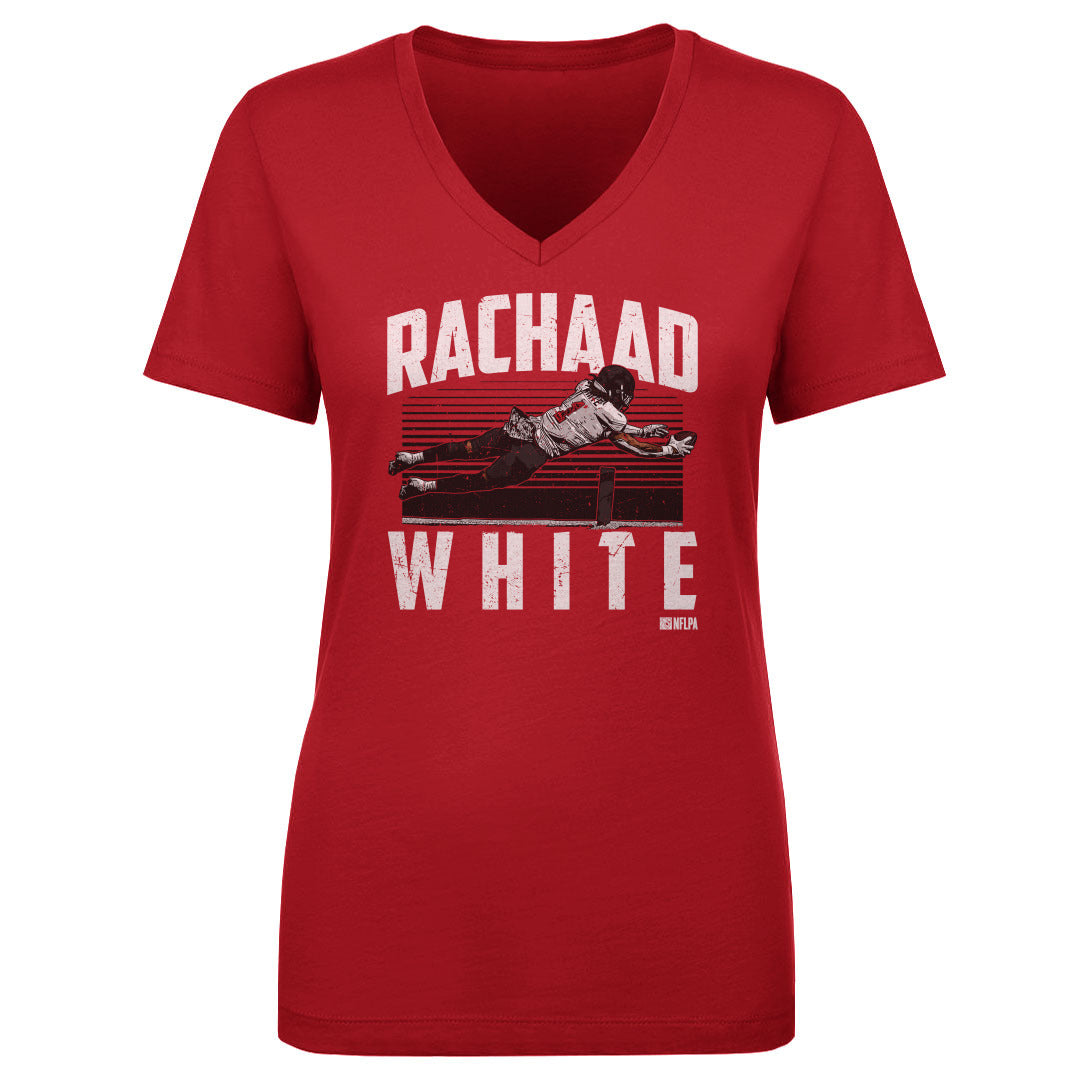 Rachaad White Women's V-Neck T-Shirt | 500 LEVEL